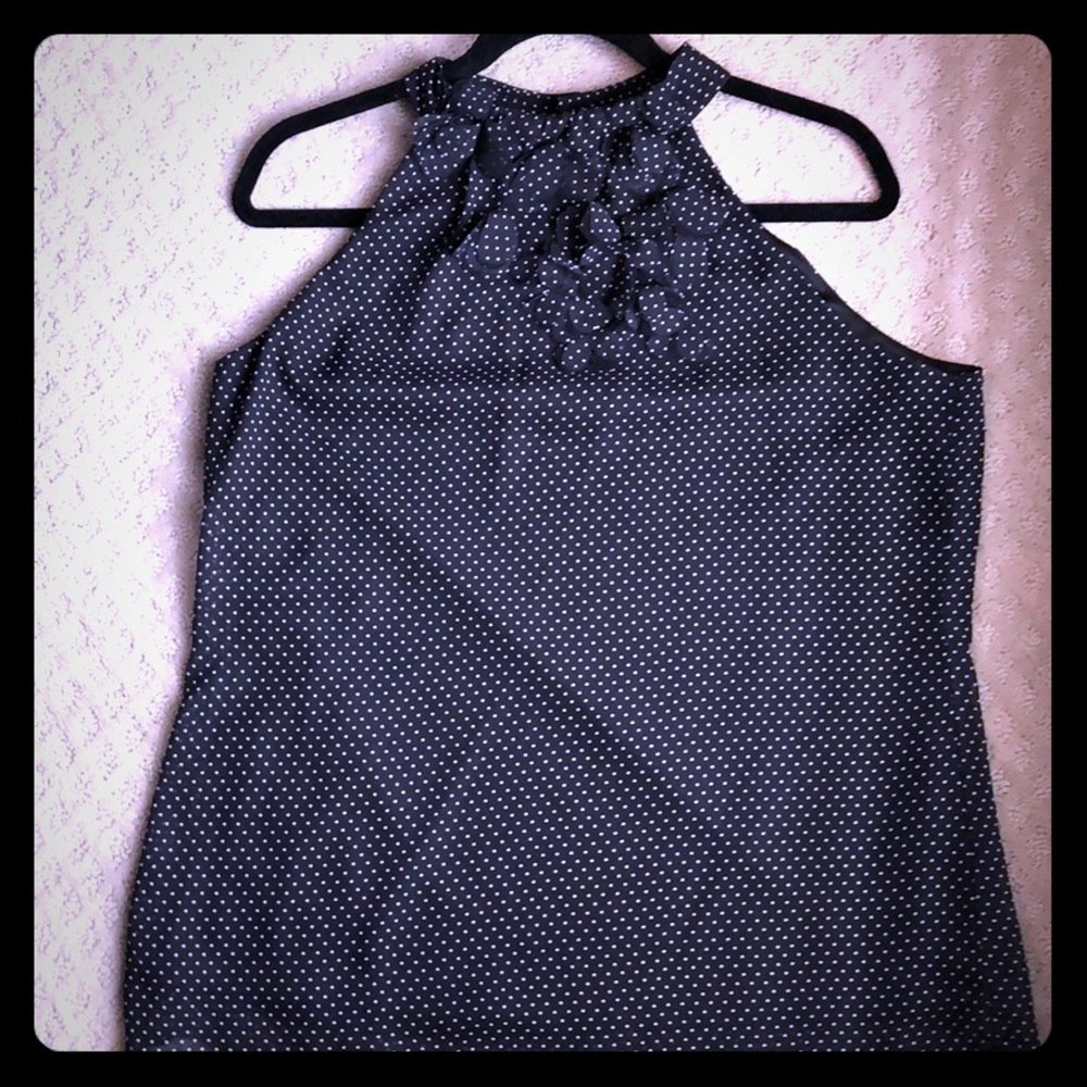 Polka dot top NWOT